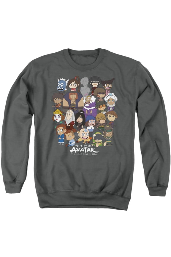 Avatar The Last Airbender Chibi Group Unisex Adult Crewneck Sweatshirt