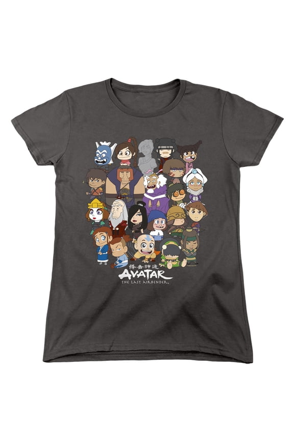 Avatar The Last Airbender Chibi Group Women's T Shirt