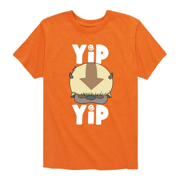 Avatar - The Last Airbender - Cute Appa Yip Yip - Kids YOUTH SHORT SLEEVE TEE