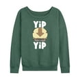 thumbnail image 1 of Avatar - The Last Airbender - Cute Appa Yip Yip - Women's Lightweight French Terry Long Sleeve Shirt, 1 of 5