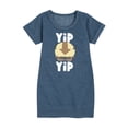 thumbnail image 1 of Avatar - The Last Airbender - Cute Appa Yip Yip - Youth Girls Fleece Dress, 1 of 5