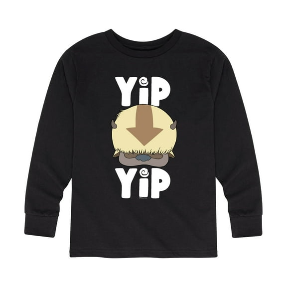 Avatar - The Last Airbender - Cute Appa Yip Yip - Youth Long Sleeve Graphic T-Shirt