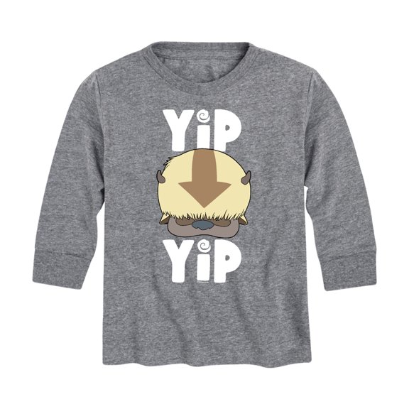 Avatar - The Last Airbender - Cute Appa Yip Yip - Youth Long Sleeve Graphic T-Shirt