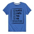 thumbnail image 1 of Avatar - The Last Airbender - Elements Harmony - Kids YOUTH SHORT SLEEVE TEE, 1 of 5