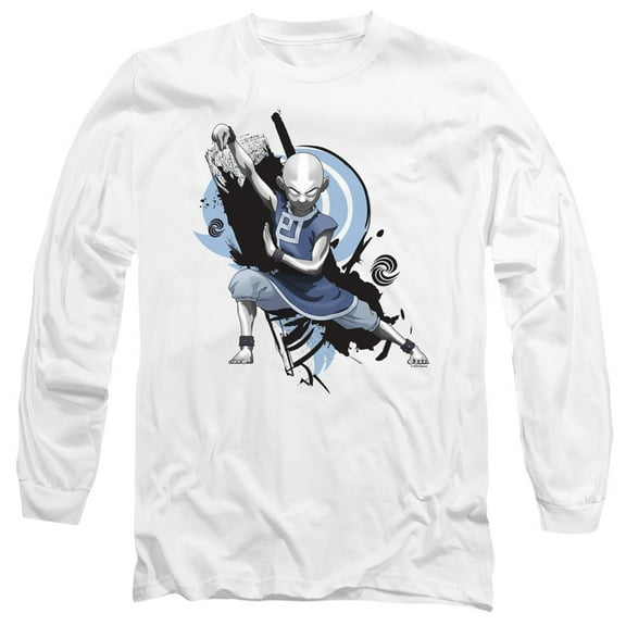 Avatar The Last Airbender Energybending Aang Unisex Adult Long-Sleeve T Shirt