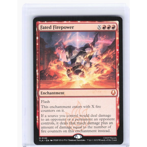 2025 Magic: The Gathering Fated Firepower Avatar: The Last Airbender Mythic #132 Non-Foil Trading Card
