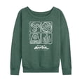 thumbnail image 1 of Avatar - The Last Airbender - Four Elements Inverse - Women's Lightweight French Terry Long Sleeve Shirt, 1 of 5