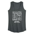 thumbnail image 1 of Avatar - The Last Airbender - Four Elements Inverse - Women's Racerback Tank Top, 1 of 5