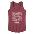 thumbnail image 1 of Avatar - The Last Airbender - Four Elements Inverse - Women's Racerback Tank Top, 1 of 5