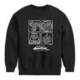 thumbnail image 1 of Avatar - The Last Airbender - Four Elements Inverse - Youth Crewneck Fleece Sweatshirt, 1 of 5