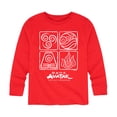 thumbnail image 1 of Avatar - The Last Airbender - Four Elements Inverse - Youth Long Sleeve Graphic T-Shirt, 1 of 5