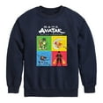 thumbnail image 1 of Avatar - The Last Airbender - Four Elements Square - Youth Crewneck Fleece Sweatshirt, 1 of 5