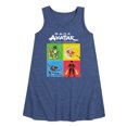 thumbnail image 1 of Avatar: The Last Airbender - Four Elements Square - Youth Girls A-line Dress, 1 of 5