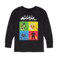 thumbnail image 1 of Avatar - The Last Airbender - Four Elements Square - Youth Long Sleeve Graphic T-Shirt, 1 of 5