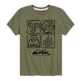 thumbnail image 1 of Avatar - The Last Airbender - Four Elements - Youth Short Sleeve Graphic T-Shirt, 1 of 5