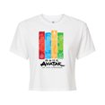 thumbnail image 1 of Avatar - The Last Airbender - Four Nations - Juniors Cropped Cotton Blend T-Shirt, 1 of 5