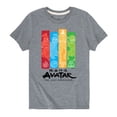 thumbnail image 1 of Avatar - The Last Airbender - Four Nations - Kids YOUTH SHORT SLEEVE TEE, 1 of 5