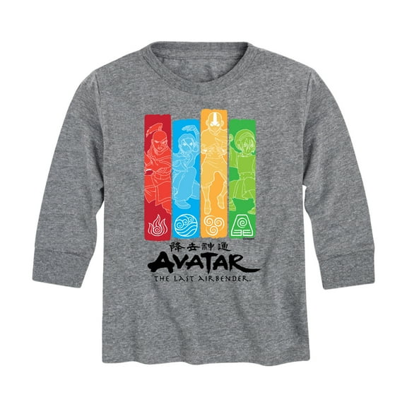 Avatar - The Last Airbender - Four Nations - Youth Long Sleeve Graphic T-Shirt