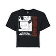 thumbnail image 1 of Avatar - The Last Airbender - Grid - Juniors Cropped Cotton Blend T-Shirt, 1 of 5