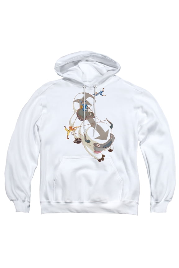 Avatar The Last Airbender Hang On Appa Unisex Adult Pull-Over Hoodie