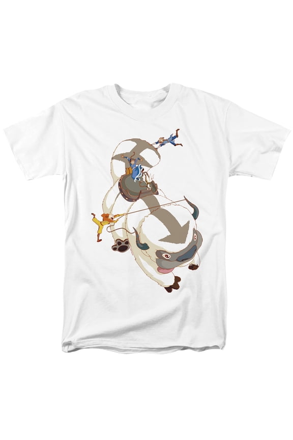 Avatar The Last Airbender Hang On Appa Unisex Adult T Shirt