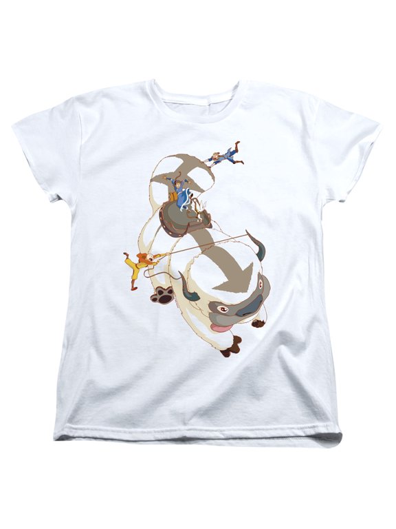 Avatar The Last Airbender Hang On Appa Women's T Shirt