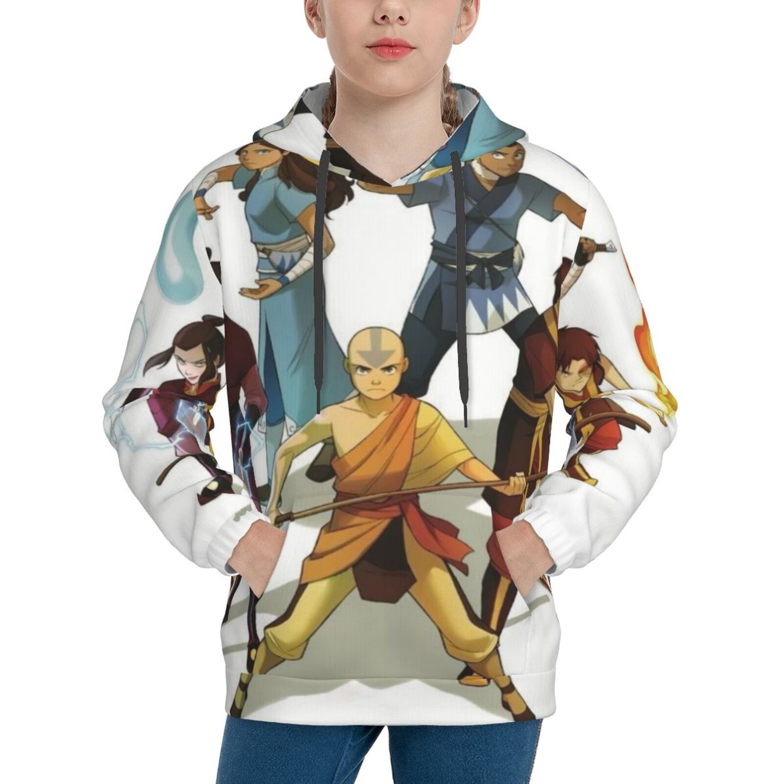 Avatar The Last Airbender Hoodie For Youth Casual Pullover With Pocket