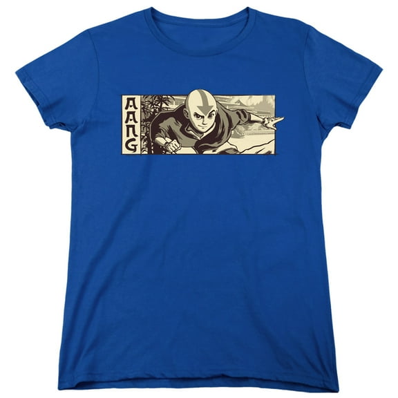 Avatar The Last Airbender Illustrated Aang Women's T Shirt