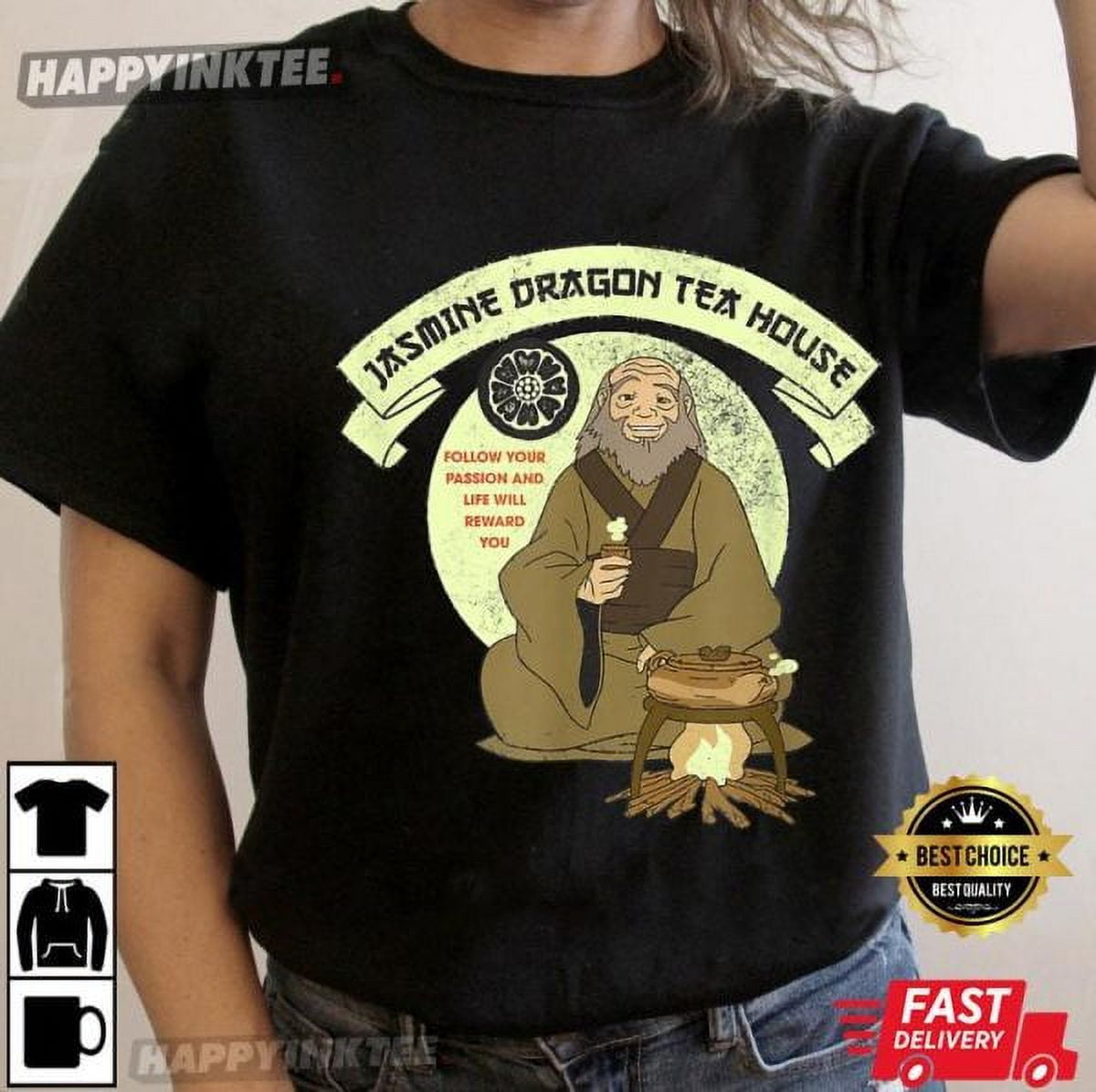 Avatar The Last Airbender Iroh Jasmine Dragon Tea House TShirt