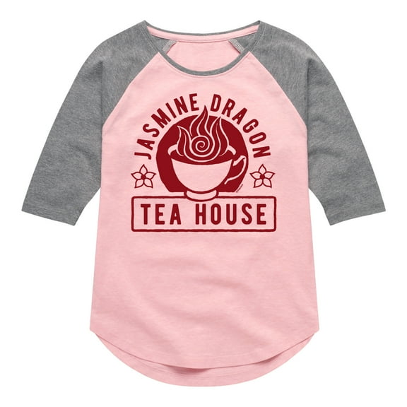 Avatar - The Last Airbender - Jasmine Dragon Tea - Youth Girls Raglan Graphic T-Shirt