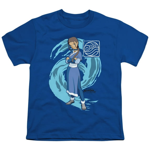 Avatar The Last Airbender Katara Water Wave Unisex Youth T Shirt