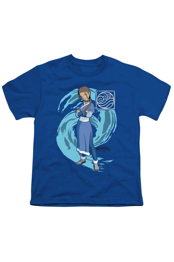 Avatar The Last Airbender Katara Water Wave Unisex Youth T Shirt