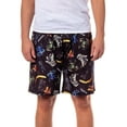 thumbnail image 1 of Avatar The Last Airbender Men's Allover Character Print Design Adult Lounge Sleep Pajama Shorts, 1 of 6