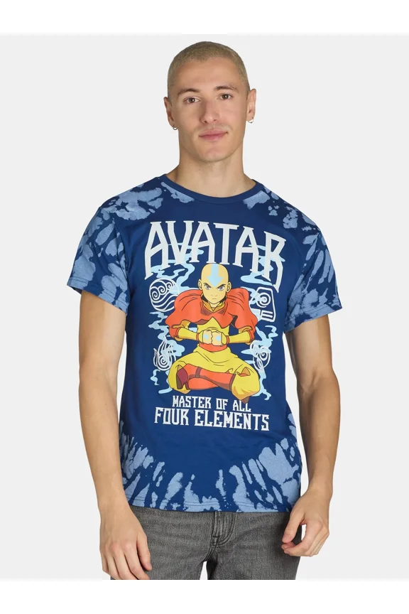 Avatar The Last Airbender Men's & Big Men's Graphic Print Tee with Short Sleeves, Sizes S-2XL