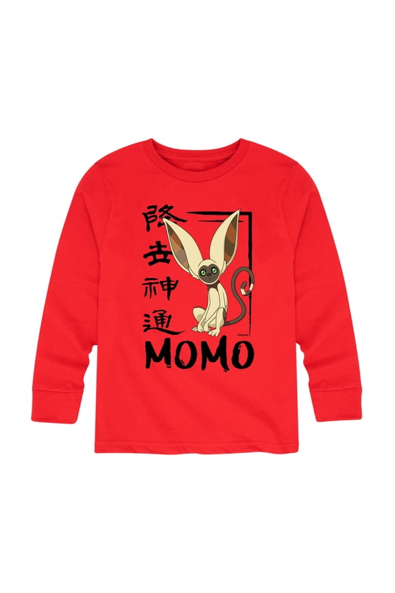 Avatar - The Last Airbender - Momo Cute Long Sleeve Graphic T-Shirt