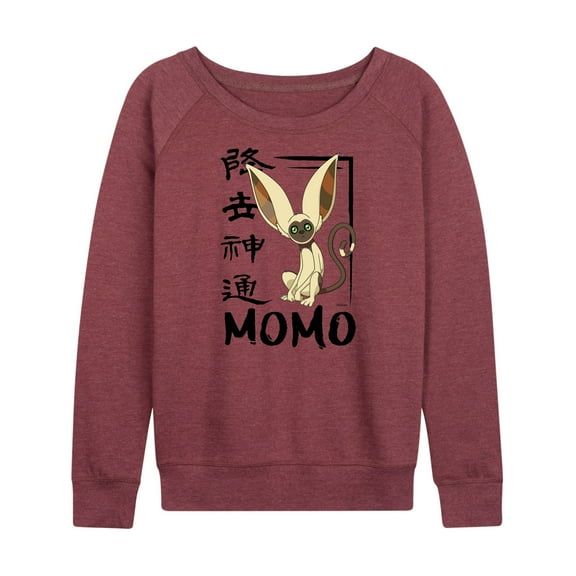 Avatar: The Last Airbender - Momo cute - Women's Lightweight French Terry Long Sleeve Shirt