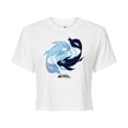 thumbnail image 1 of Avatar - The Last Airbender - Moon and Ocean Spirit Koi - Juniors Cropped Cotton Blend T-Shirt, 1 of 5