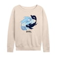 thumbnail image 1 of Avatar: The Last Airbender - Moon and Ocean Spirit Koi - Women's Lightweight French Terry Long Sleeve Shirt, 1 of 5
