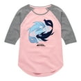 thumbnail image 1 of Avatar - The Last Airbender - Moon and Ocean Spirit Koi -Youth Girls Raglan Graphic T-Shirt, 1 of 5