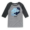 thumbnail image 1 of Avatar - The Last Airbender - Moon and Ocean Spirit Koi - Youth Raglan Graphic T-Shirt, 1 of 5
