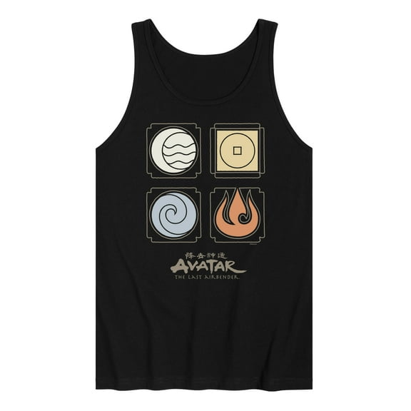 Avatar - The Last Airbender - Nations Symbols - Men's Jersey Tank Top