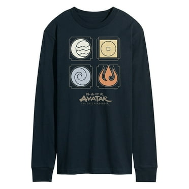 Avatar: The Last Airbender - Nations Symbols - Men's Long Sleeve T-Shirt