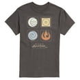 thumbnail image 1 of Avatar - The Last Airbender - Nations Symbols - Men's Short Sleeve Graphic T-Shirt, 1 of 5