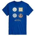 thumbnail image 1 of Avatar - The Last Airbender - Nations Symbols - Men's Short Sleeve Graphic T-Shirt, 1 of 5