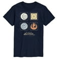 thumbnail image 1 of Avatar - The Last Airbender - Nations Symbols - Men's Short Sleeve Graphic T-Shirt, 1 of 5