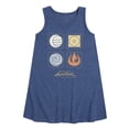 thumbnail image 1 of Avatar: The Last Airbender - Nations Symbols - Youth Girls A-line Dress, 1 of 5