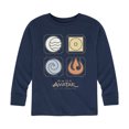 thumbnail image 1 of Avatar - The Last Airbender - Nations Symbols - Youth Long Sleeve Graphic T-Shirt, 1 of 5
