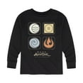thumbnail image 1 of Avatar - The Last Airbender - Nations Symbols - Youth Long Sleeve Graphic T-Shirt, 1 of 5