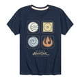 thumbnail image 1 of Avatar - The Last Airbender - Nations Symbols - Youth Short Sleeve Graphic T-Shirt, 1 of 5
