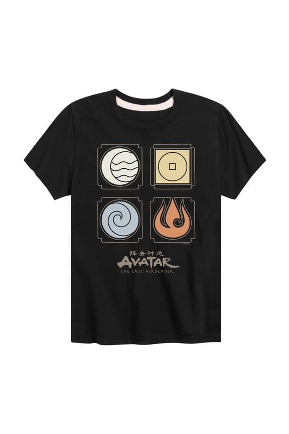 - Nations Symbols Short Sleeve Graphic T-Shirt